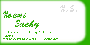 noemi suchy business card